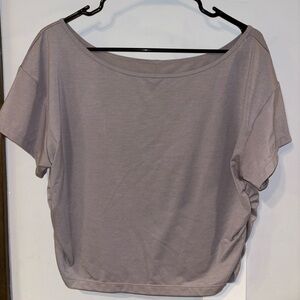 Vitality Versa Slouch Tee in Slate